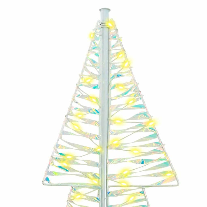 Juletræ med 240 LED'er Varm hvid 180 cm PET