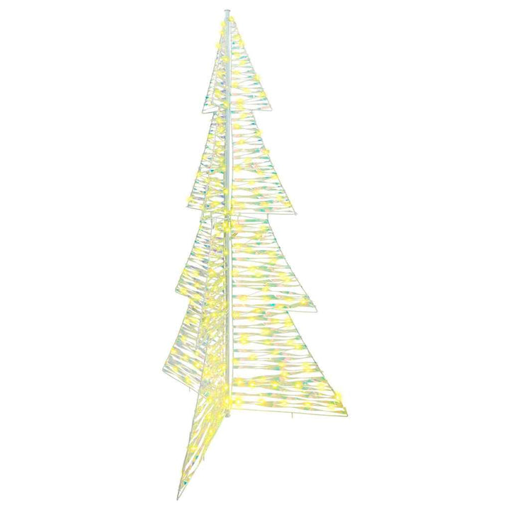 Juletræ med 240 LED'er Varm hvid 180 cm PET