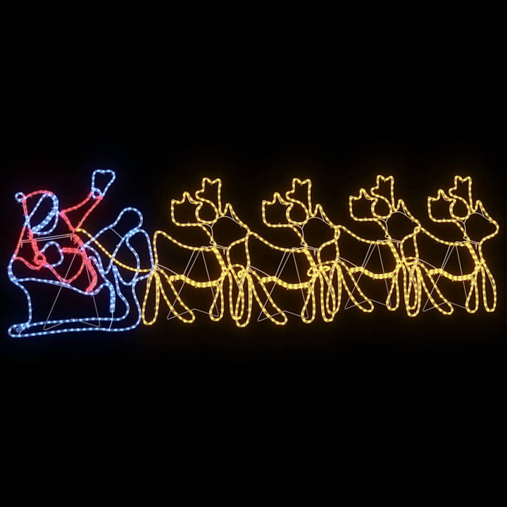 LED Julepynt Flerfarvet 69 x 79 cm PVC