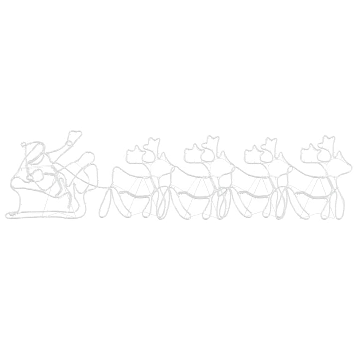 LED Julepynt Flerfarvet 69 x 79 cm PVC
