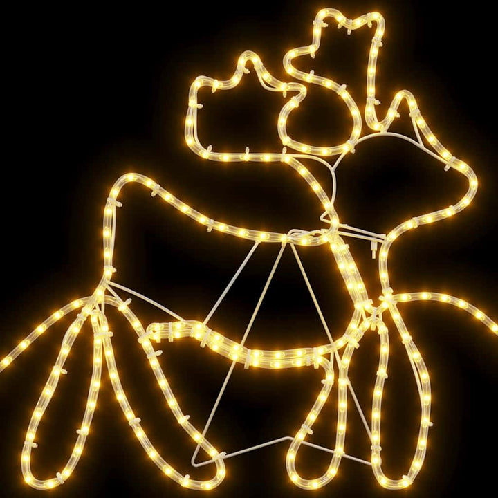 LED Julepynt Flerfarvet 69 x 79 cm PVC