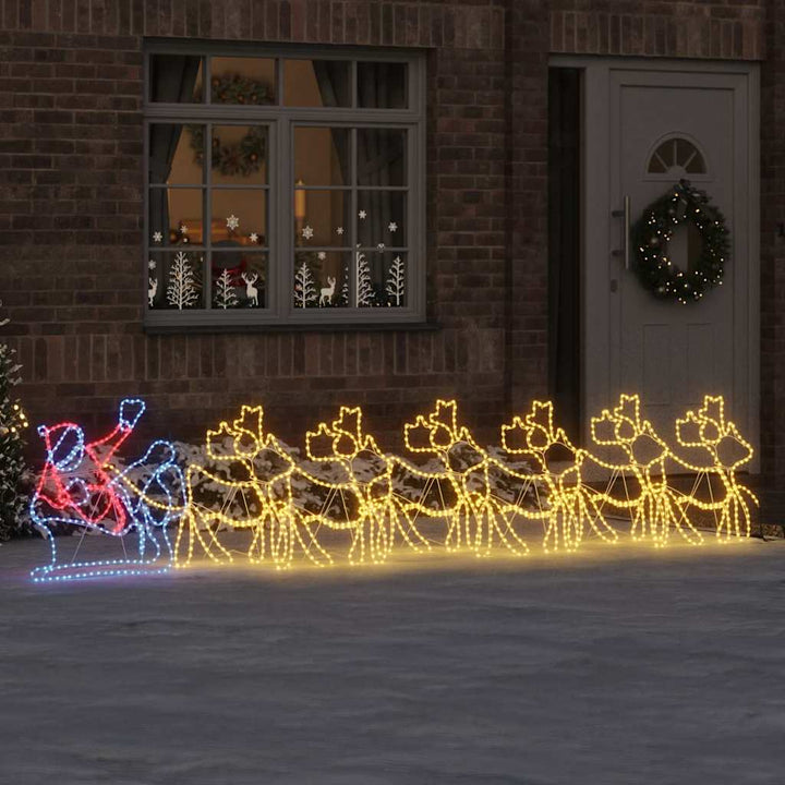 LED Julepynt Flerfarvet 69 x 79 cm PVC
