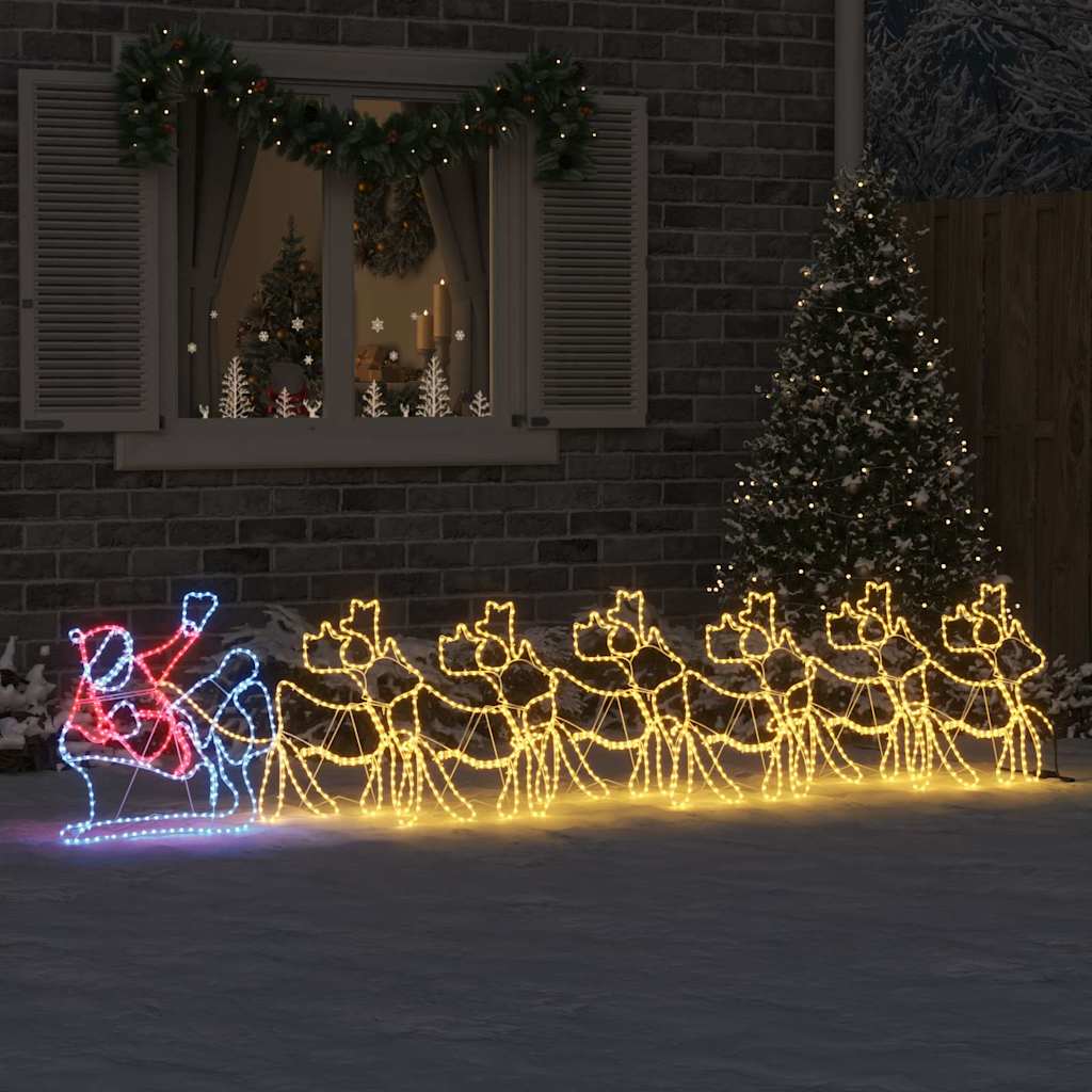 LED Julepynt Flerfarvet 69 x 79 cm PVC