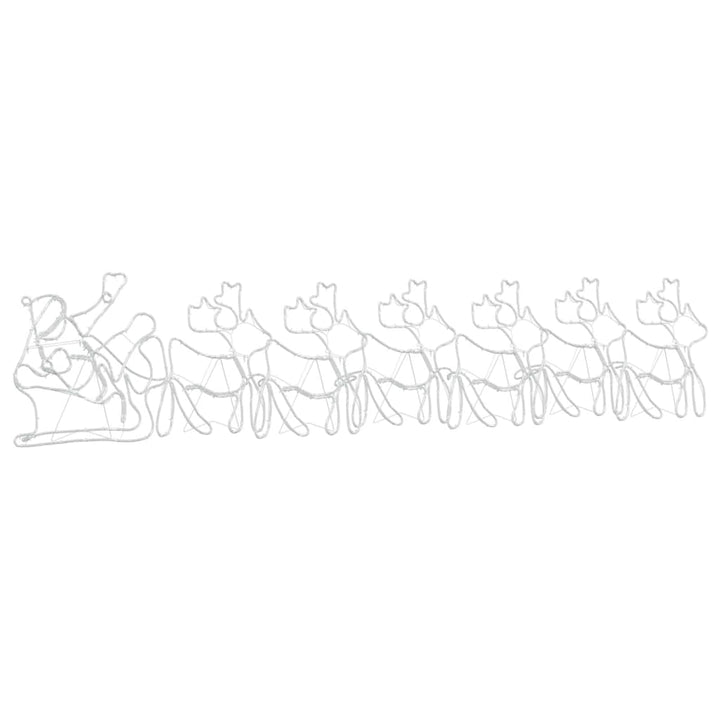 LED Julepynt Flerfarvet 69 x 79 cm PVC