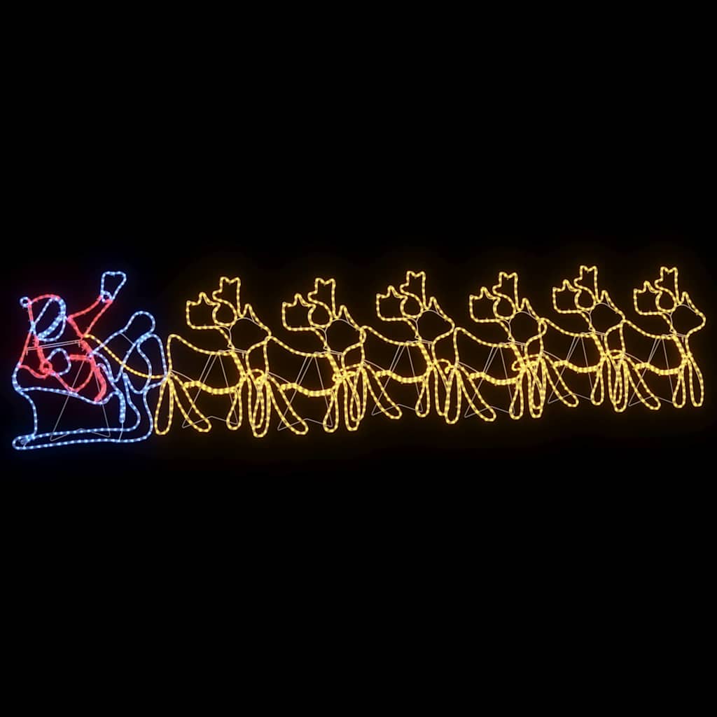 LED Julepynt Flerfarvet 69 x 79 cm PVC
