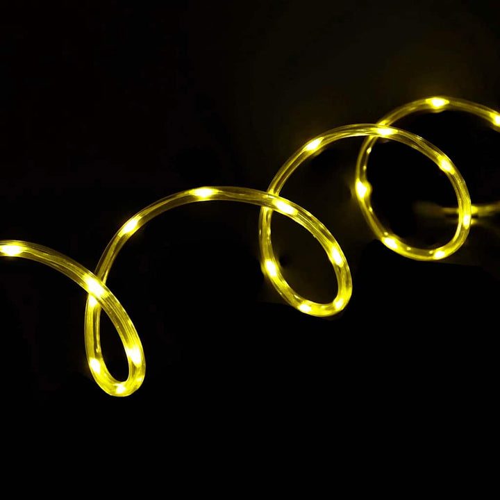 Sejllys med 2400 LED'er Varm hvid 100 m PVC