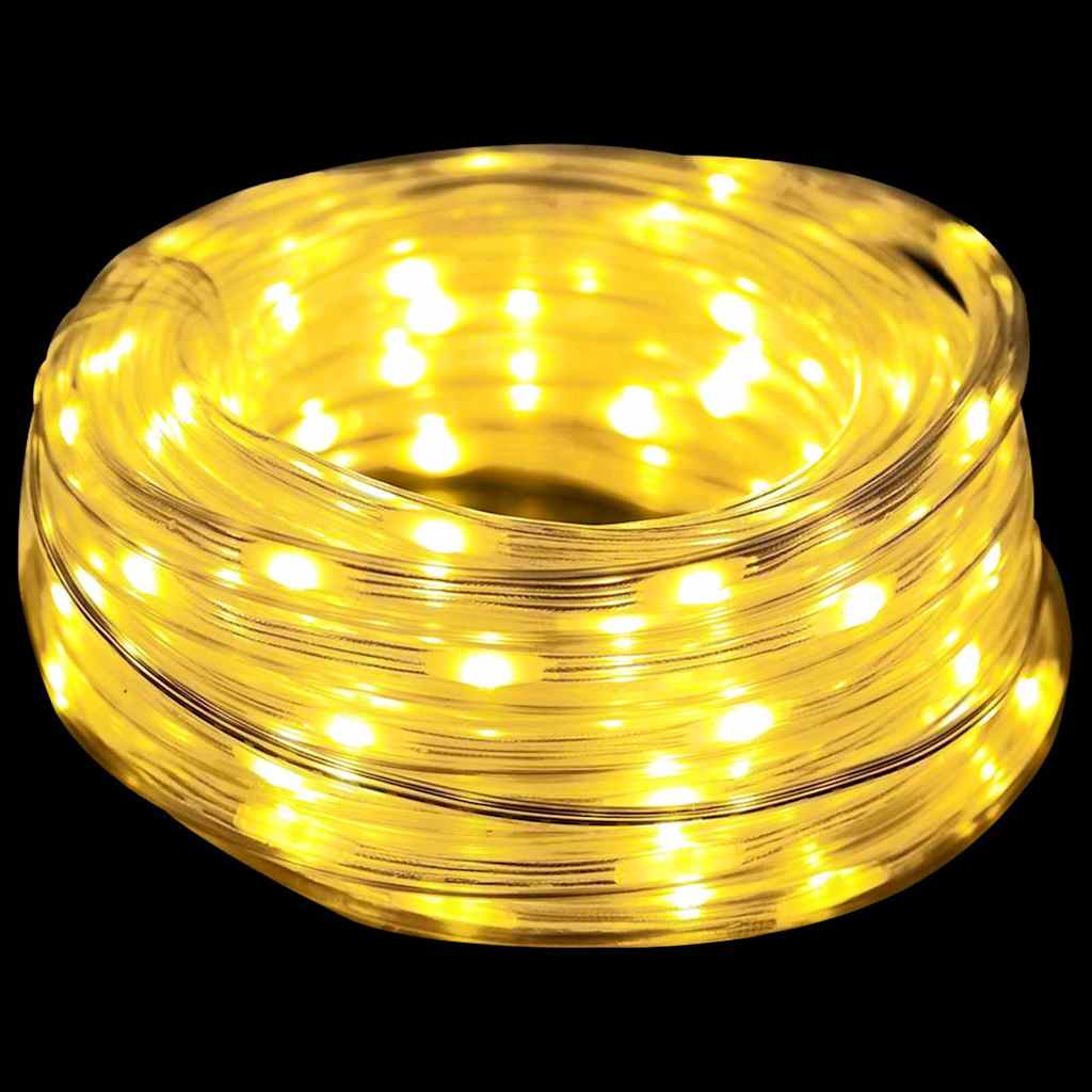 Sejllys med 2400 LED'er Varm hvid 100 m PVC