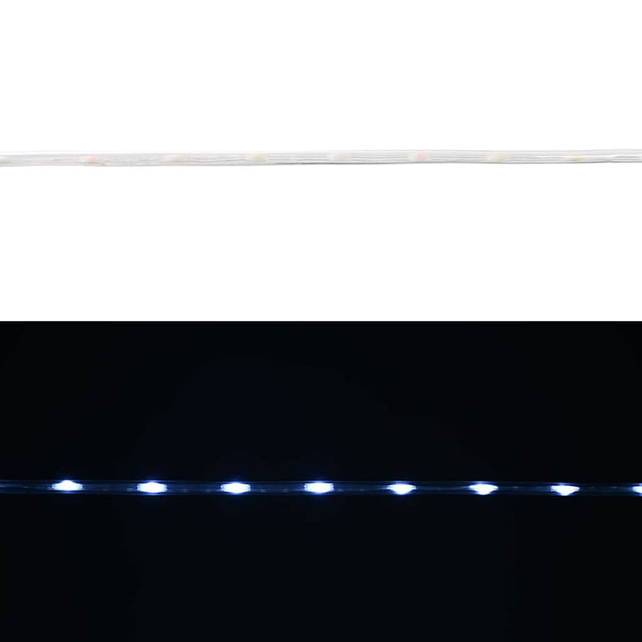 Sejllys med 2400 LED'er Kold Hvid 100 m PVC