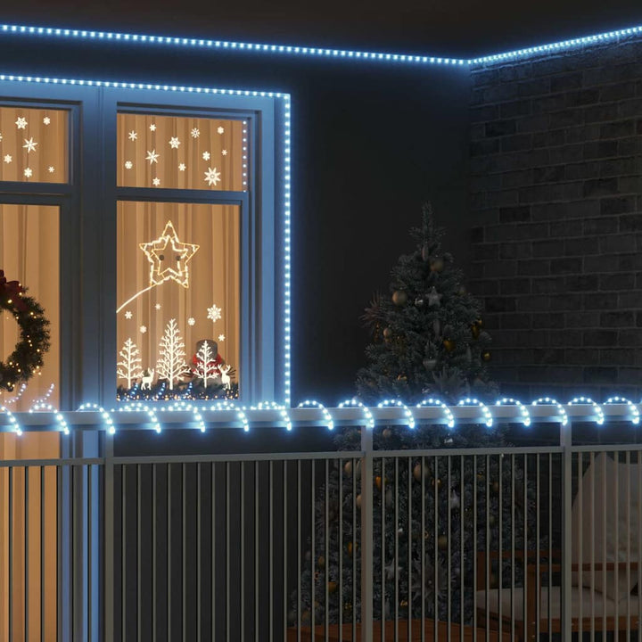 Sejllys med 2400 LED'er Kold Hvid 100 m PVC