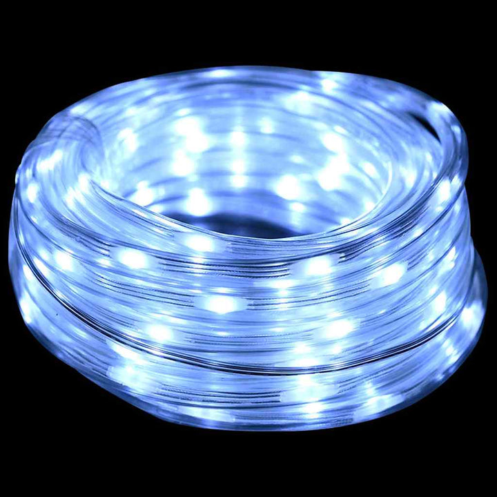 Sejllys med 2400 LED'er Kold Hvid 100 m PVC