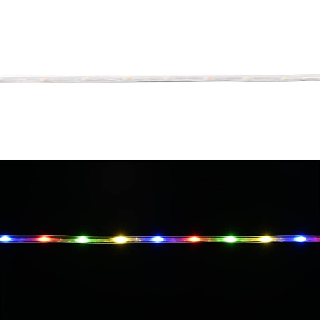 Sejllys med 2400 LED'er Flerfarvet 100 m PVC