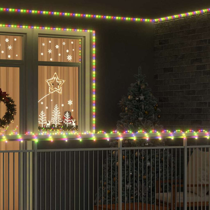 Sejllys med 2400 LED'er Flerfarvet 100 m PVC