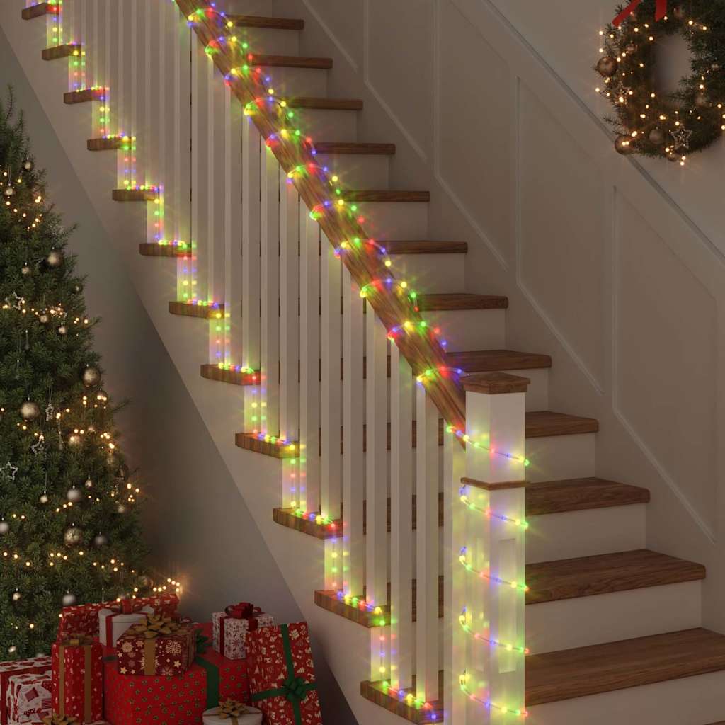 Sejllys med 2400 LED'er Flerfarvet 100 m PVC