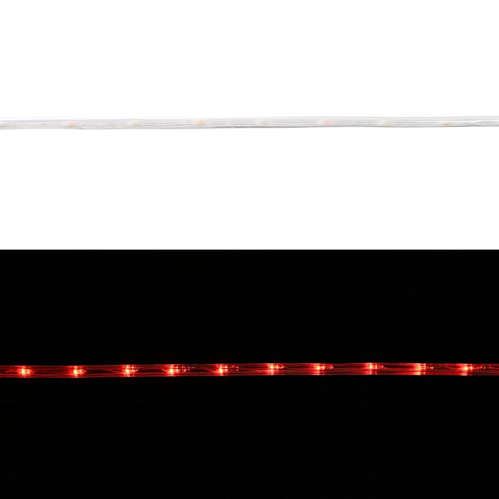 Sejllys med 2400 LED'er Rød 100 m PVC