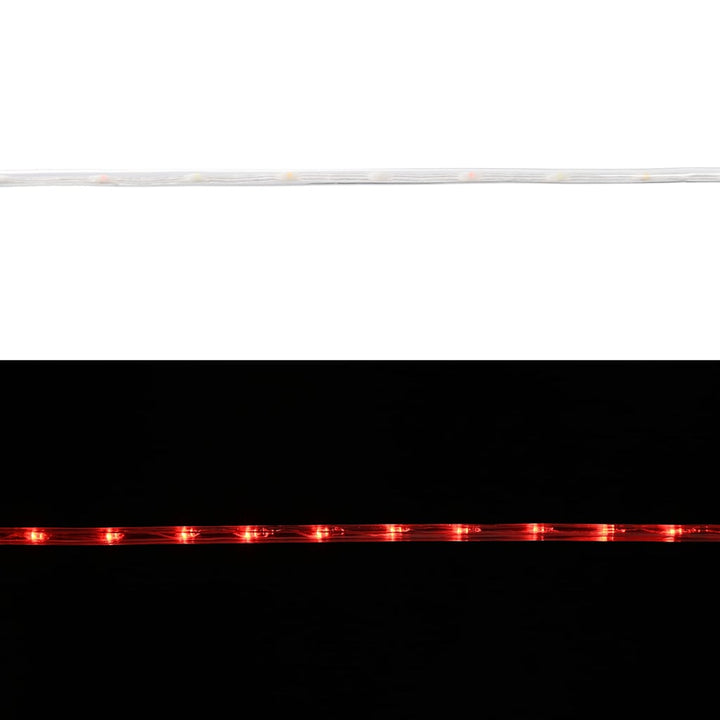 Sejllys med 2400 LED'er Rød 100 m PVC