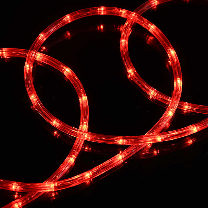 Sejllys med 2400 LED'er Rød 100 m PVC