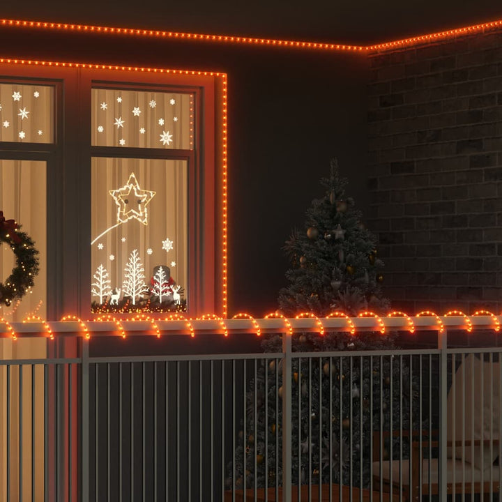 Sejllys med 2400 LED'er Varm hvid 100 m PVC