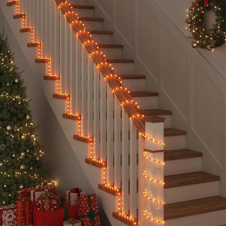 Sejllys med 2400 LED'er Varm hvid 100 m PVC