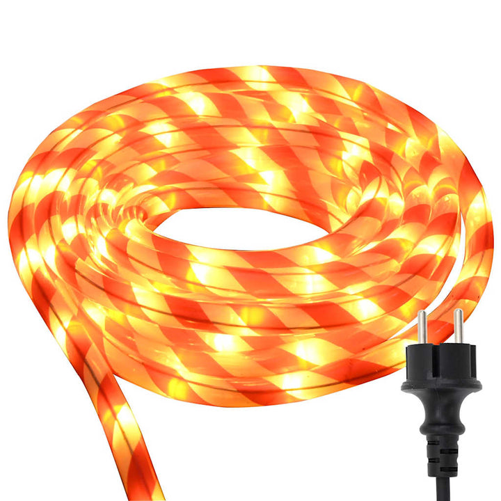 Sejllys med 2400 LED'er Varm hvid 100 m PVC