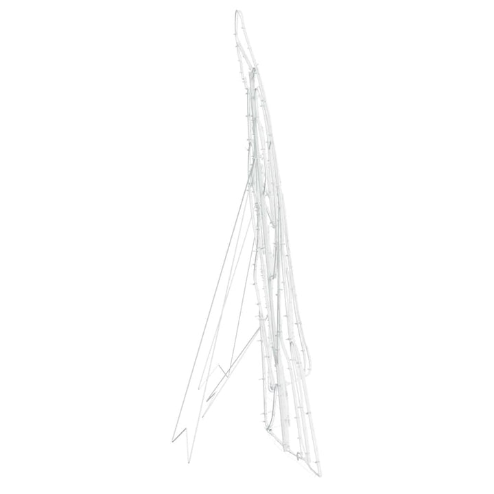 Belyst Krybbescene med 550 LED'er Flerfarvet 112 x 72 cm PVC