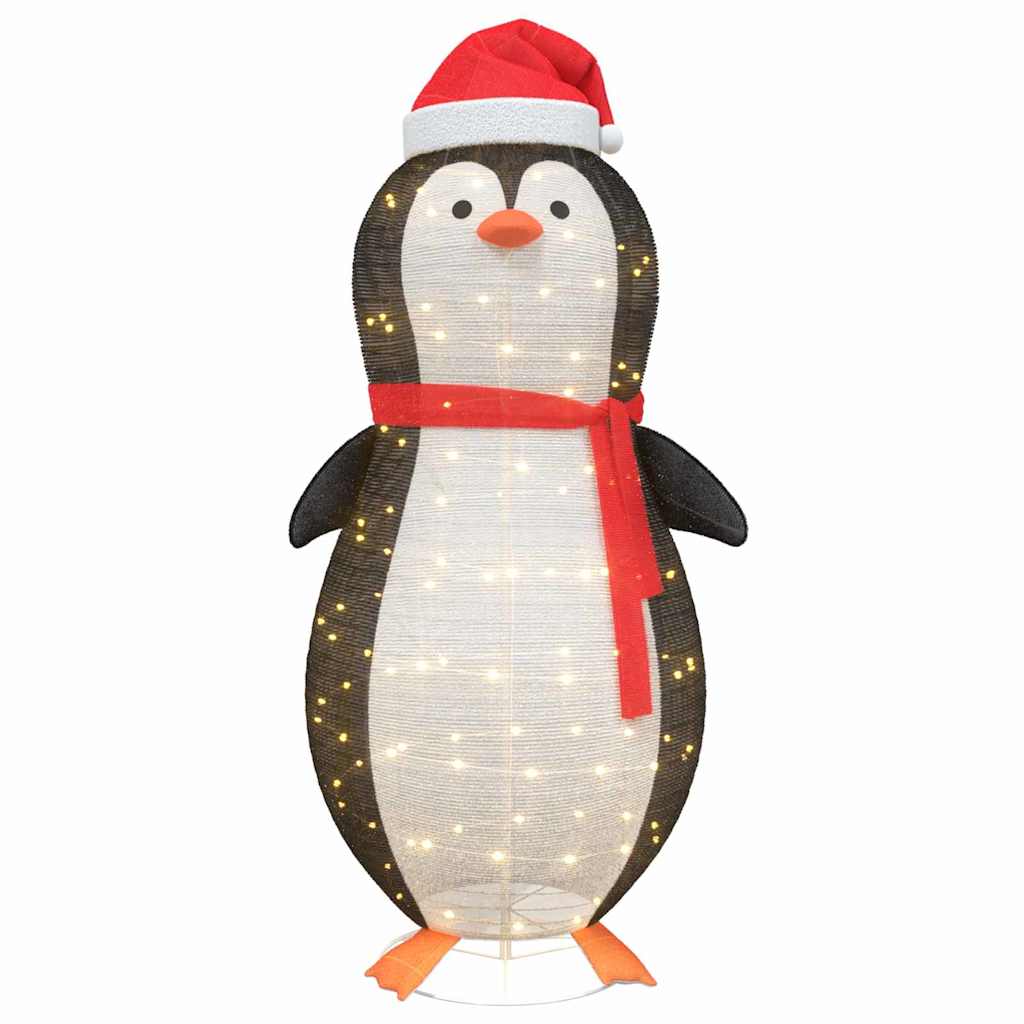 Sne Pingvin Figur Varm hvid 78 x 88 x 180 cm Stof