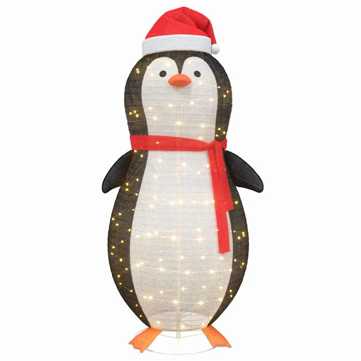 Sne Pingvin Figur Varm hvid 78 x 88 x 180 cm Stof