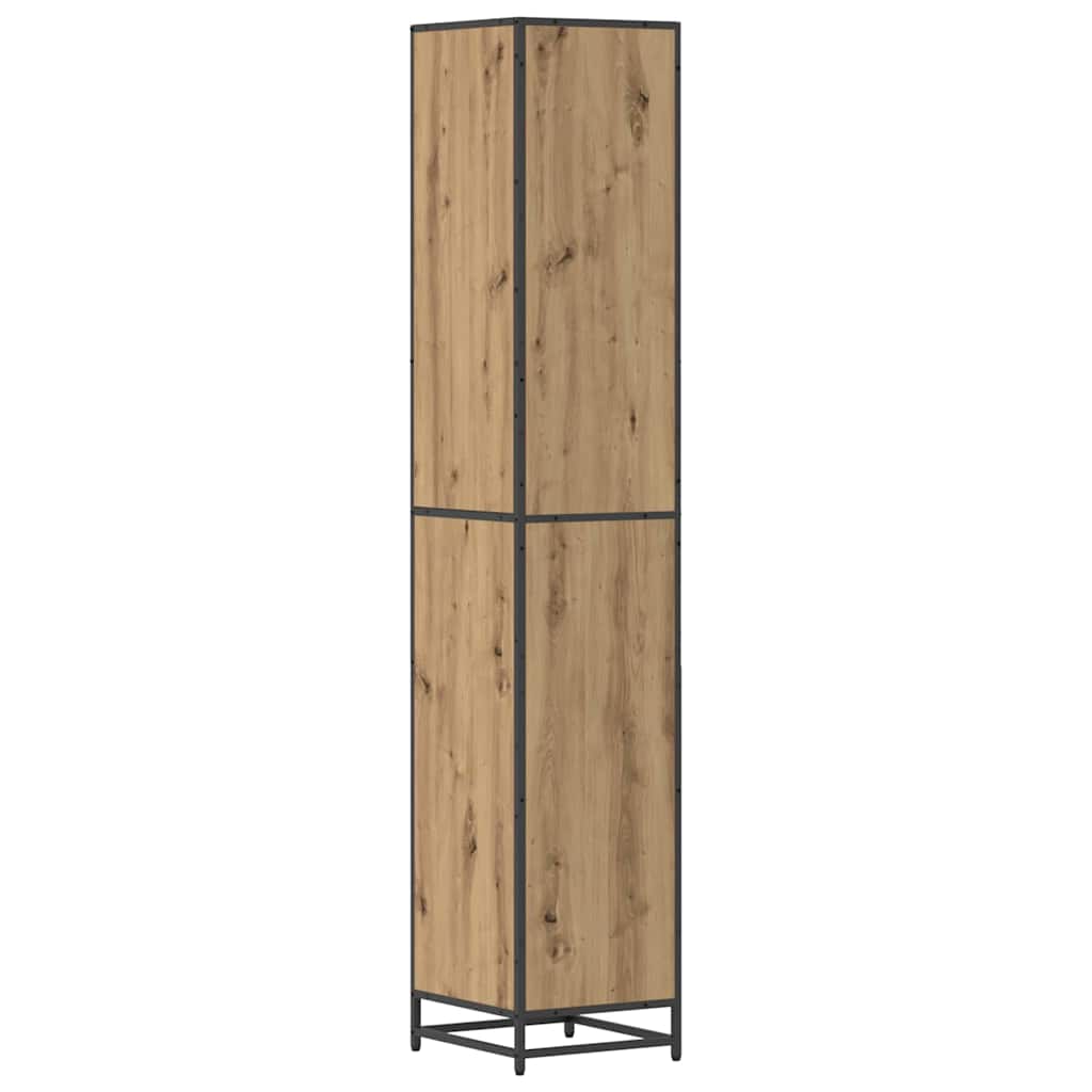 Badeværelsesskab med hylde artisan eg 35 x 37,5 x 188,5 cm