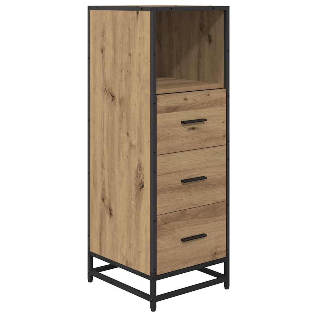 Badeværelsesmøbel sæt 3 pcs artisan eg 35 x 37,5 x 100 cm