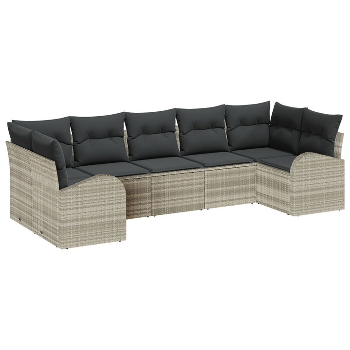 have sofa sæt Sæt af 7 Sorte puder, Beige ramme