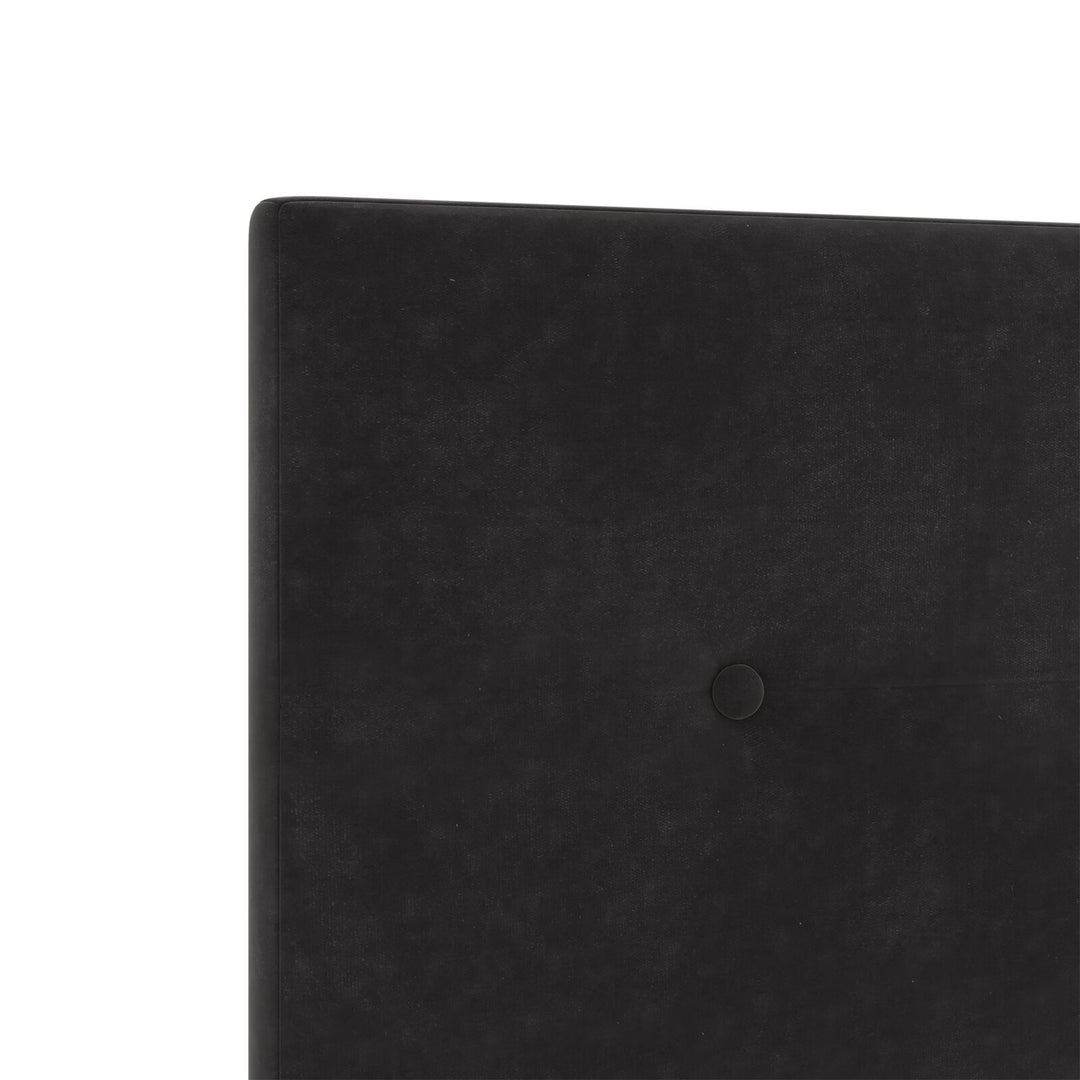 Sengestel Sort 80x200 cm Velour
