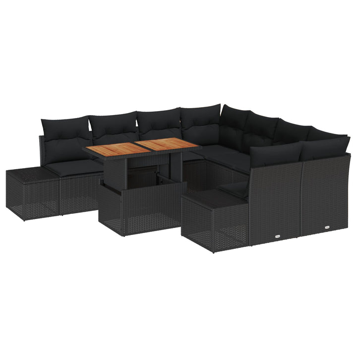 have sofa sæt Sæt af 9 Sort Flet, stof 4-personers have sofa
