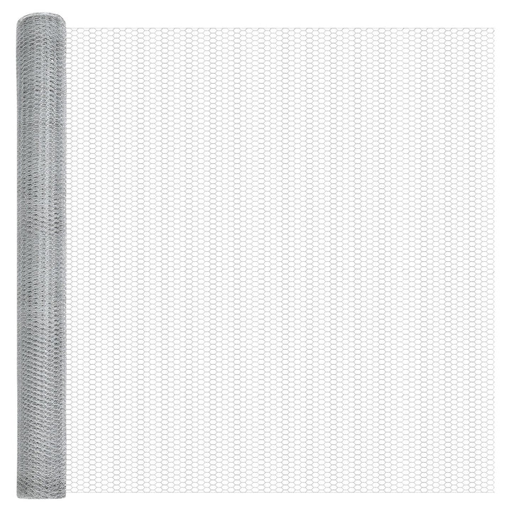 Hexagon hegn 1.6x100 m Galvaniseret stål