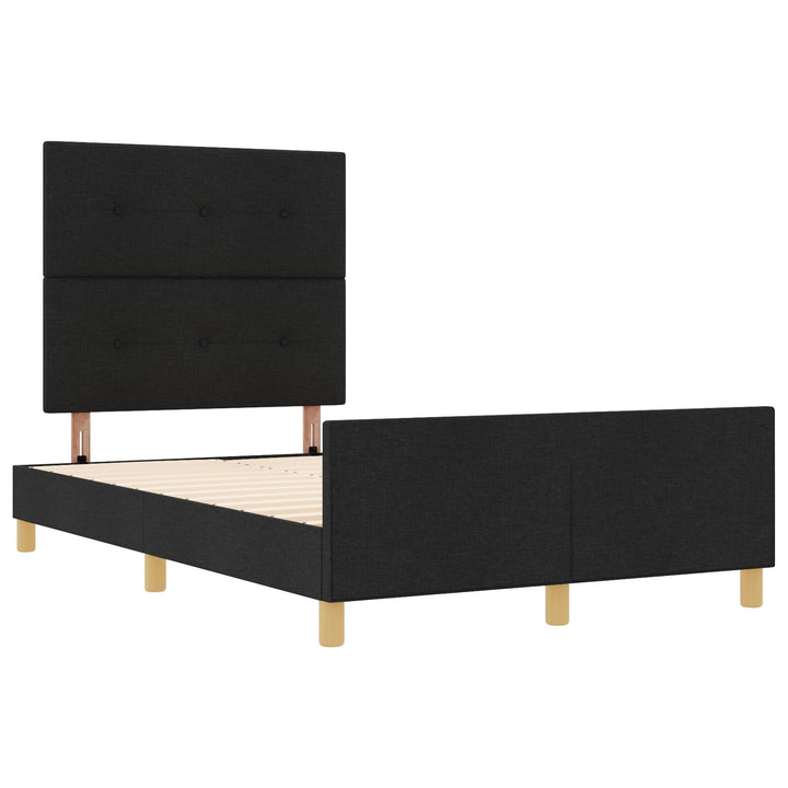 Sengestel Sort 120x190 cm Stof
