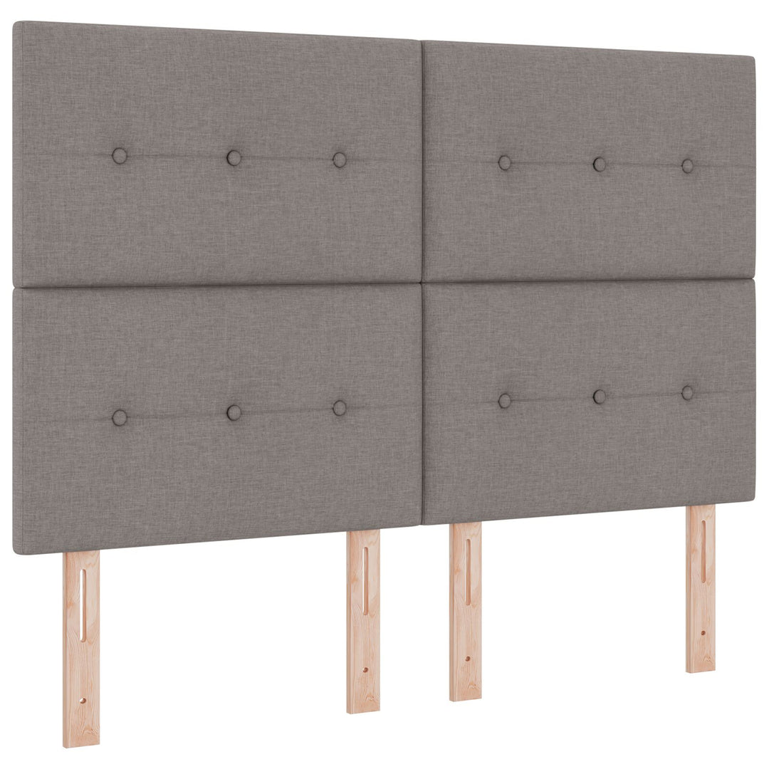 Sengestel Taupe 140x190 cm Stof
