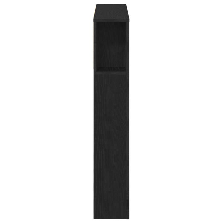 Sengegavl Skab Sort Eg 200x18,5x104,5 cm