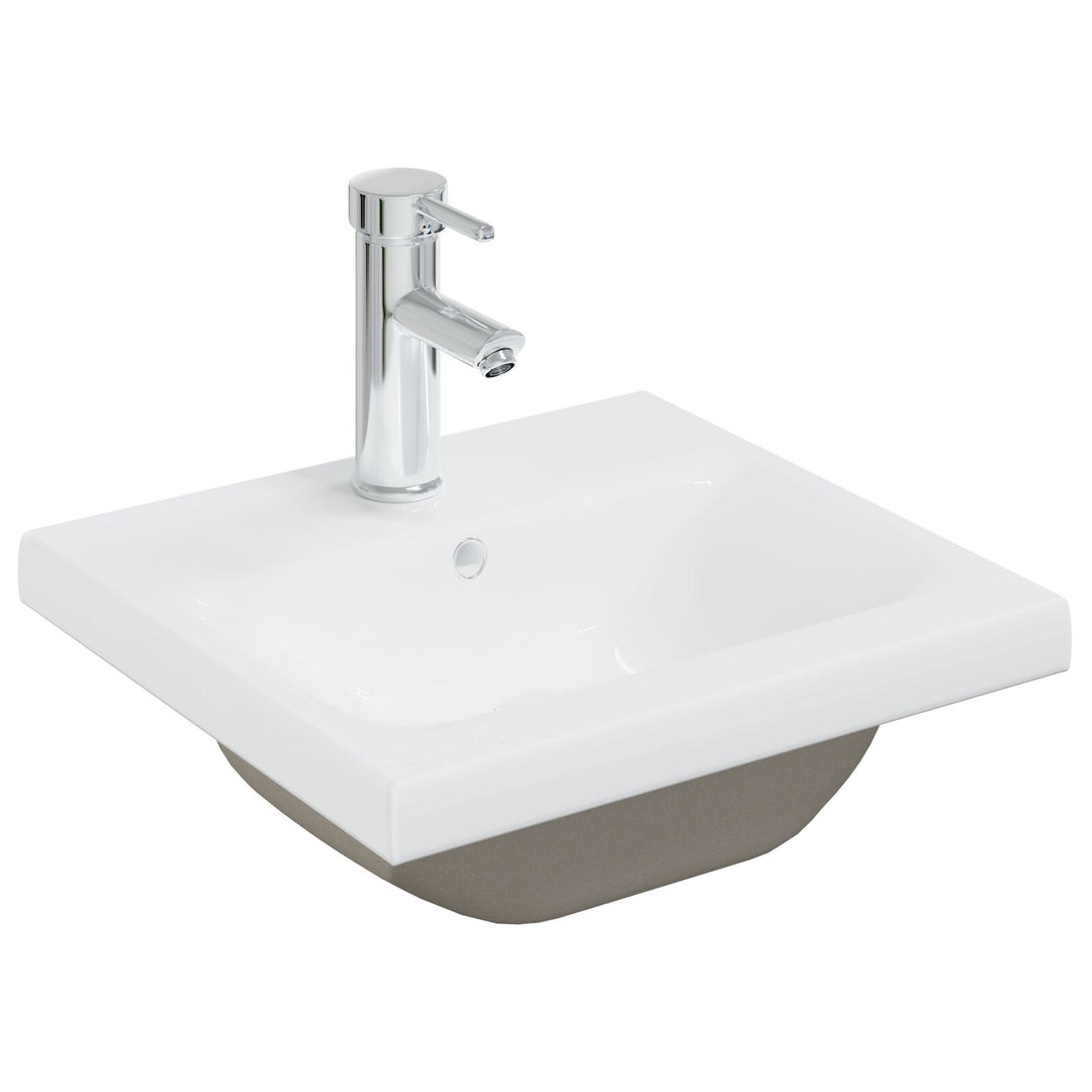 vaskeskab med indbygget vask sort eg konstrueret træ, vidaXL vaskeskab gammelt træ 41x38,5x45 cm konstrueret træ