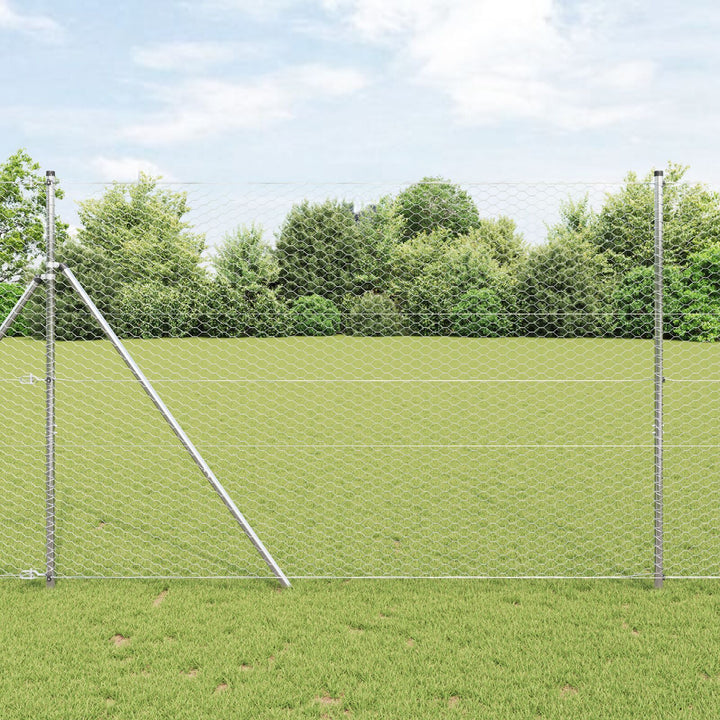 Hexagon Hegn 1.5x50 m Galvaniseret Stål