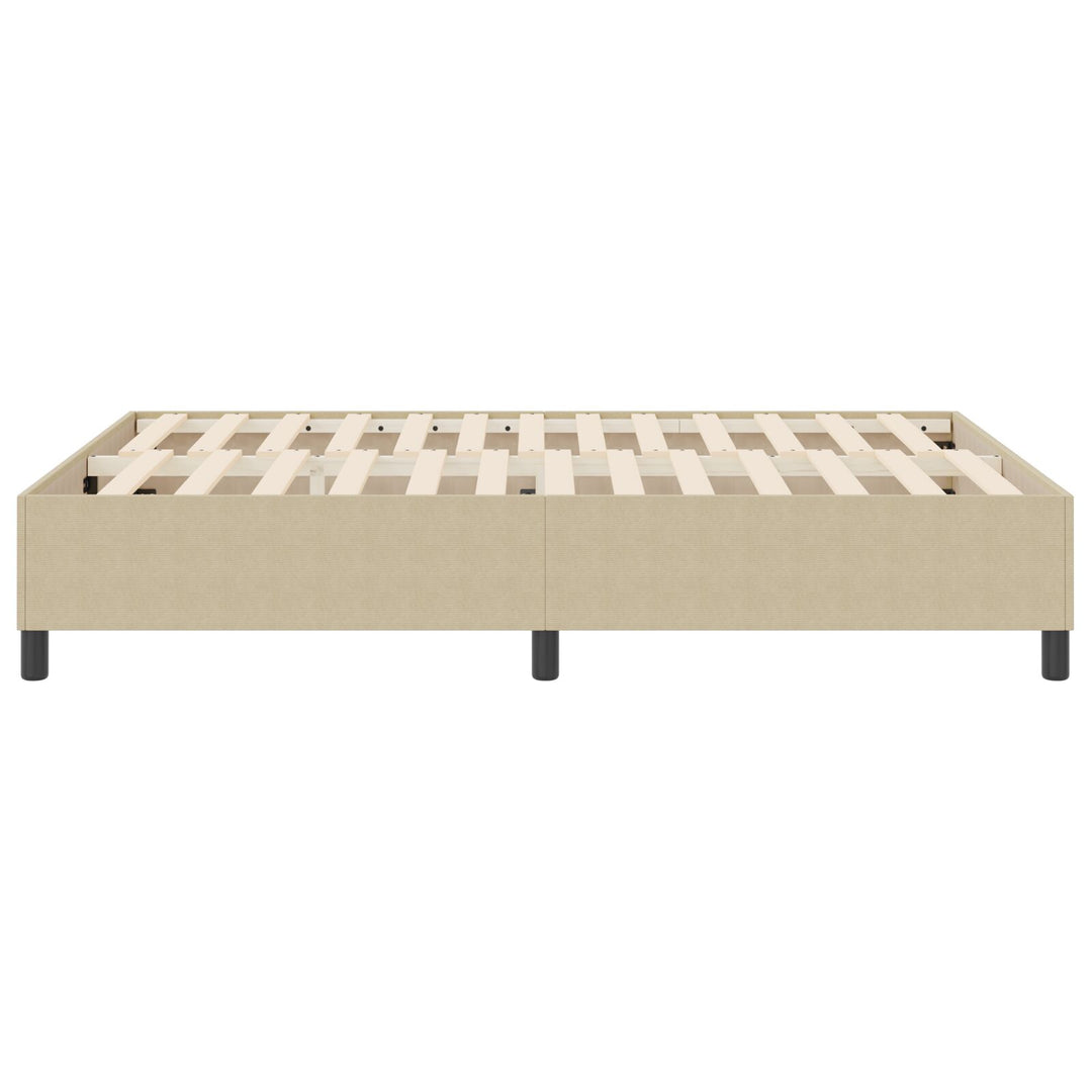 Box Spring Seng Lys Grøn Grå 140x200 cm Corduroy Stof