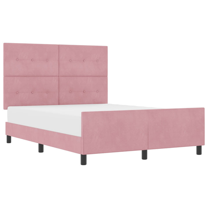 Sengestel Pink 140x200 cm Velvet