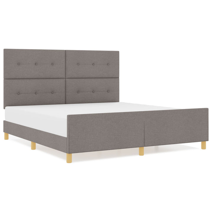 Sengestel Taupe 180x200 cm Stof