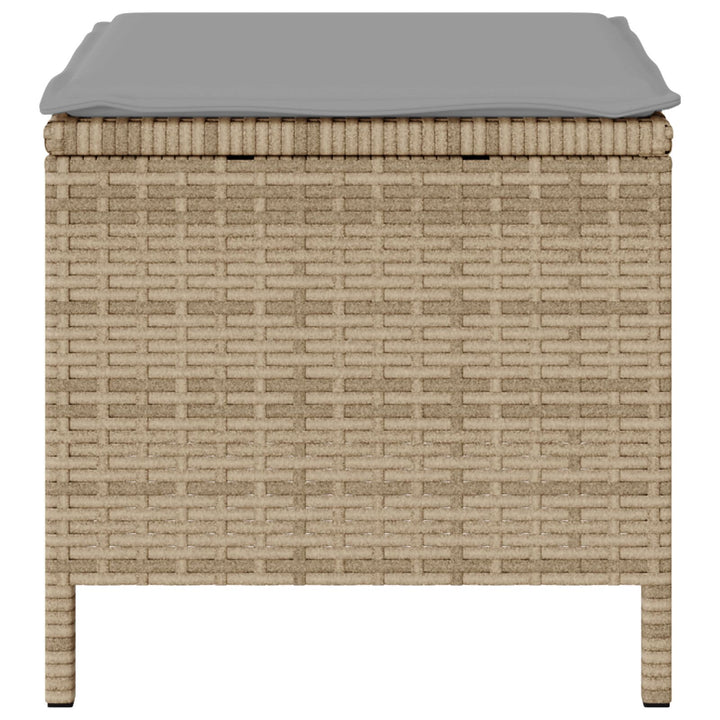 3-delt have spisesæt med puder Beige Poly Rattan Akacie