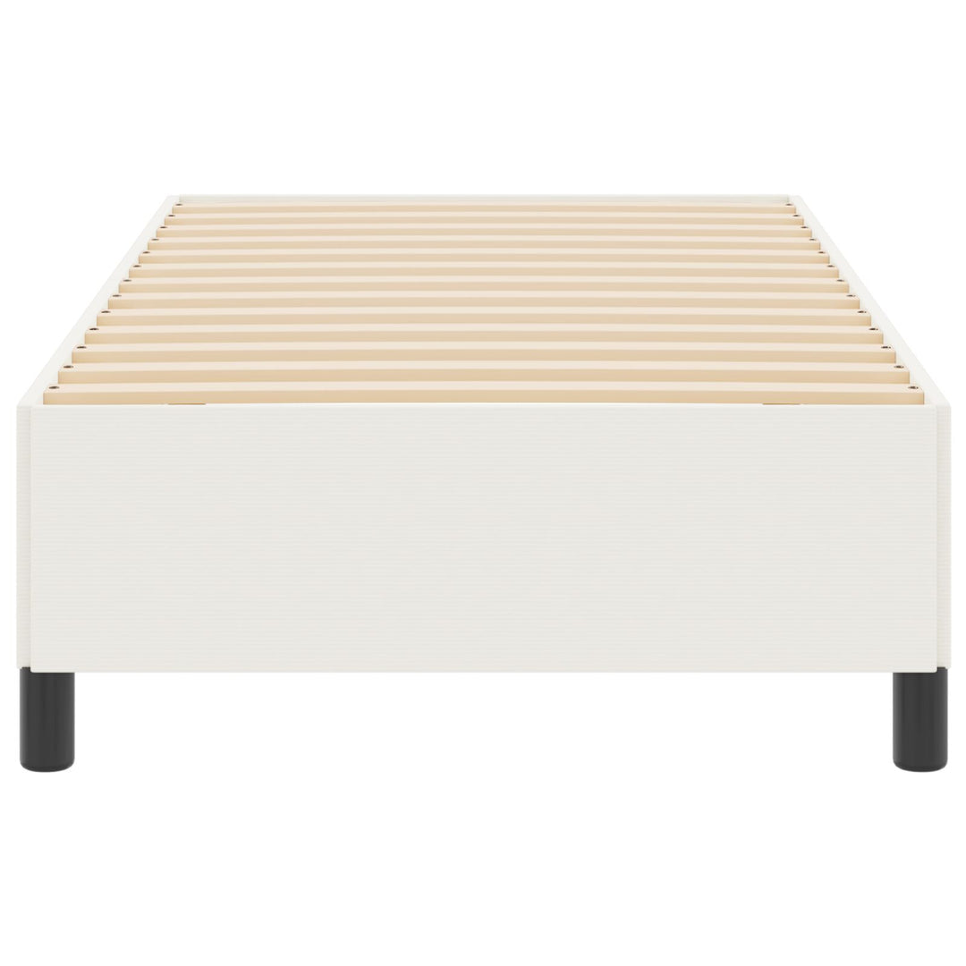 Sengestel Cremefarvet 90x190 cm Corduroy Stof