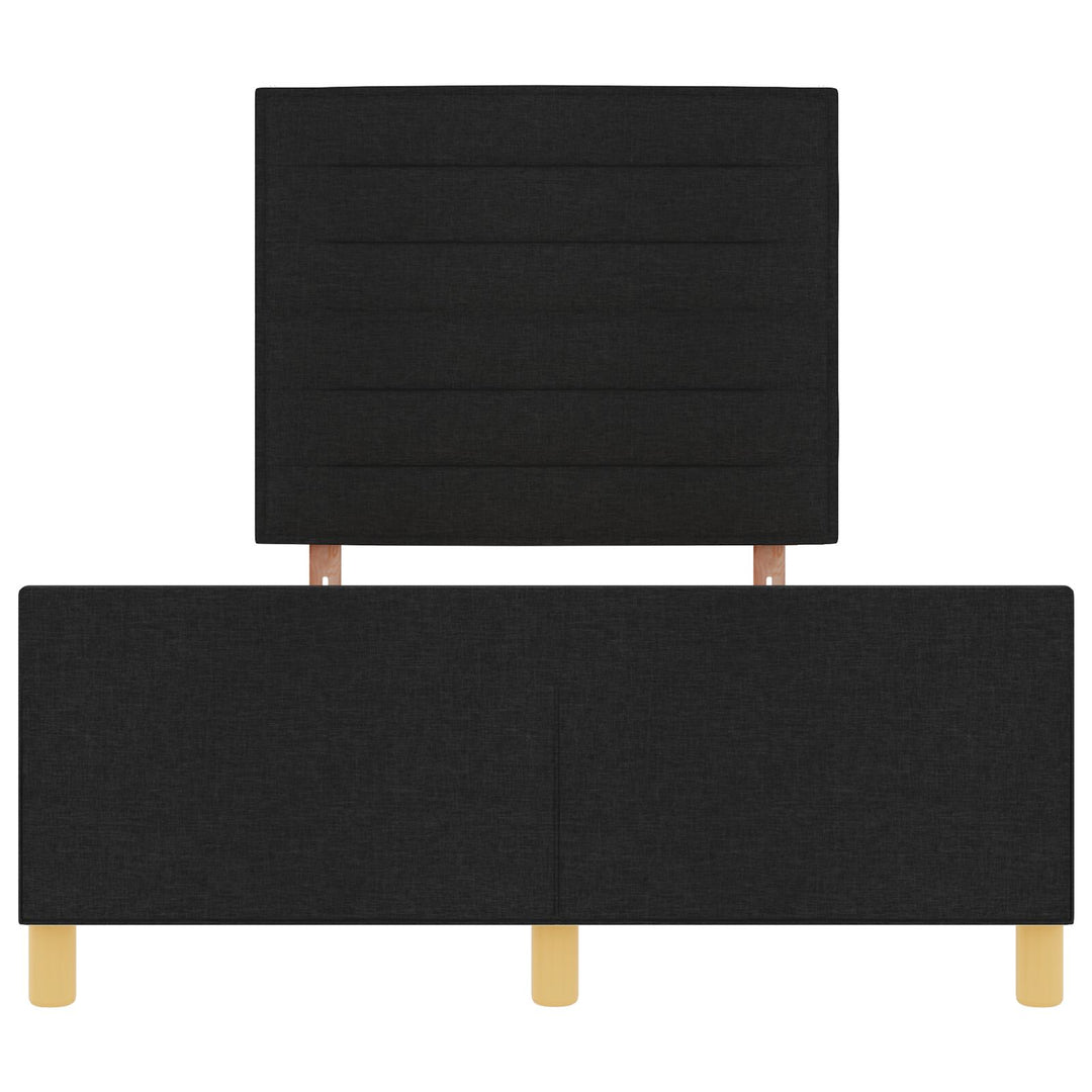 Sengestel Sort 120x190 cm Stof
