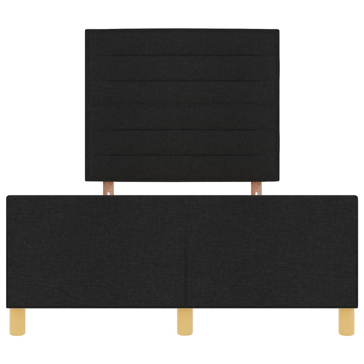 Sengestel Sort 120x190 cm Stof