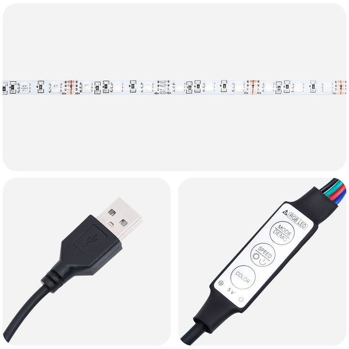 Sengestel med LED-lys Gammelt træ 75x190 cm Ingeniørtræ