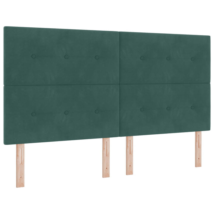 Sengestel Mørkegrøn 180x200 cm Velour