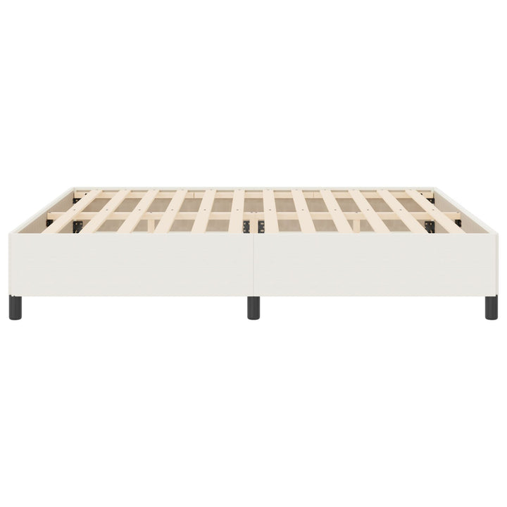 Sengestel Cremefarvet 200x200 cm Corduroy Stof