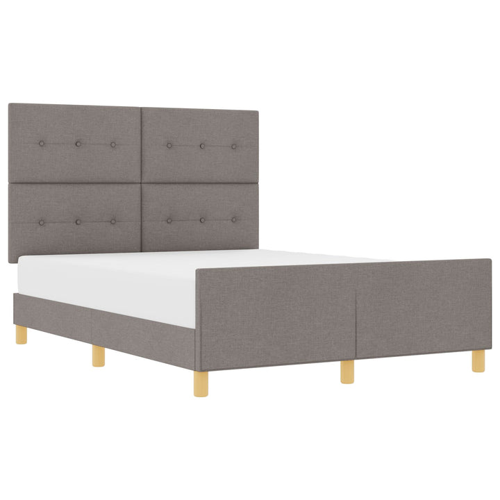 Sengestel Taupe 140x200 cm Stof