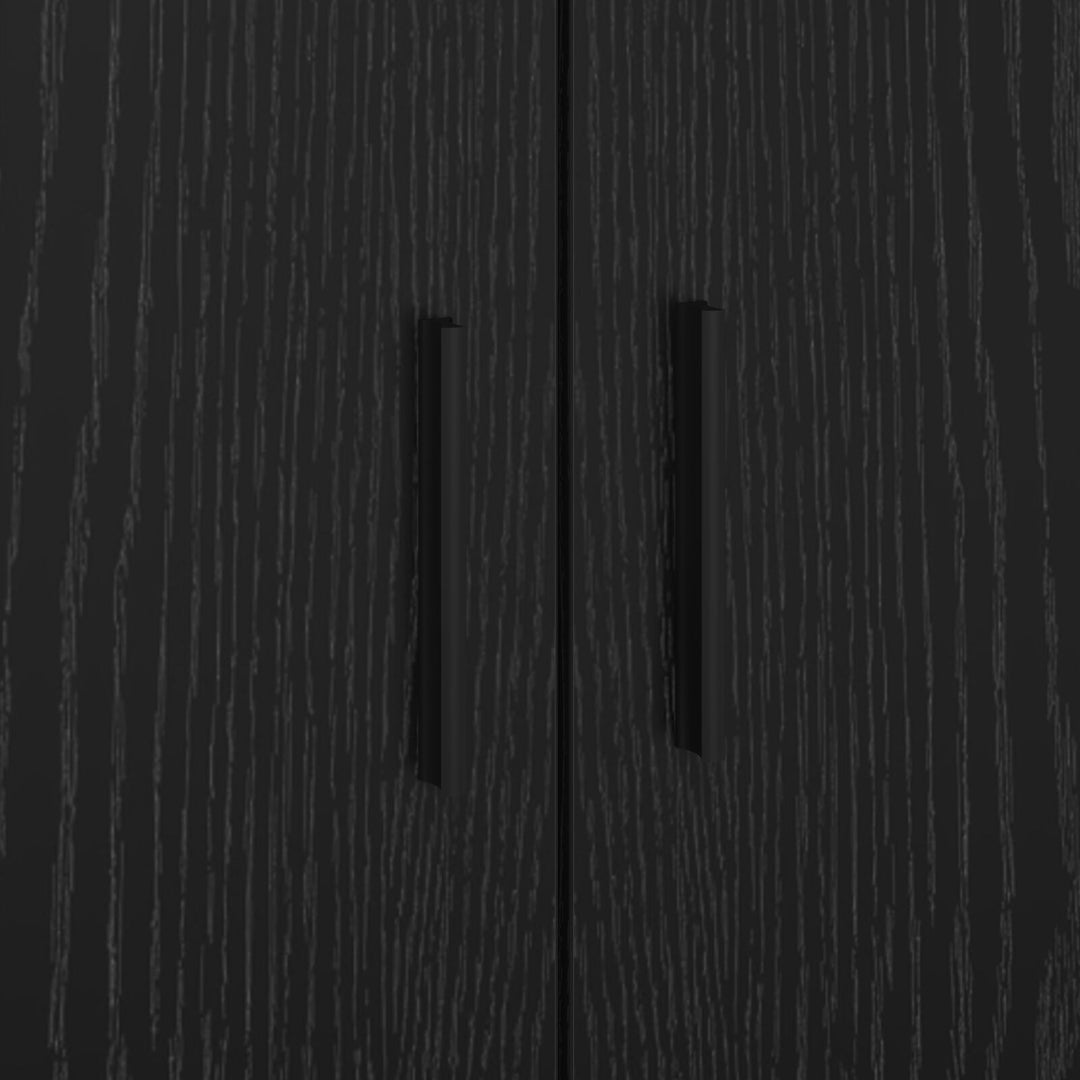 Sengestel Sort egetræ 100 x 200 cm