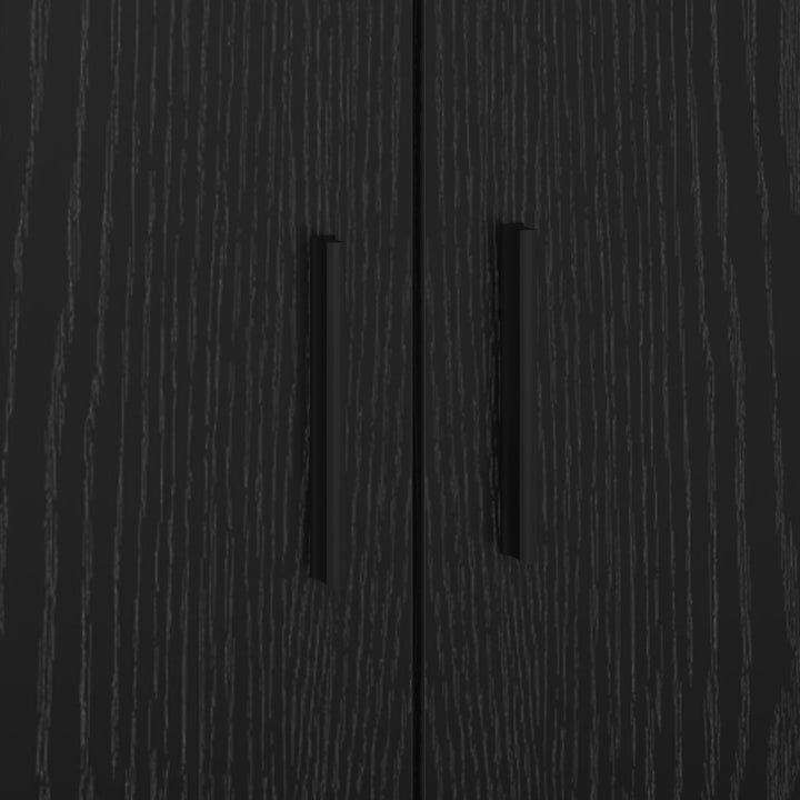 Sengestel Sort egetræ 100 x 200 cm